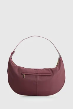 Noemie Leather Trim Shoulder Bag