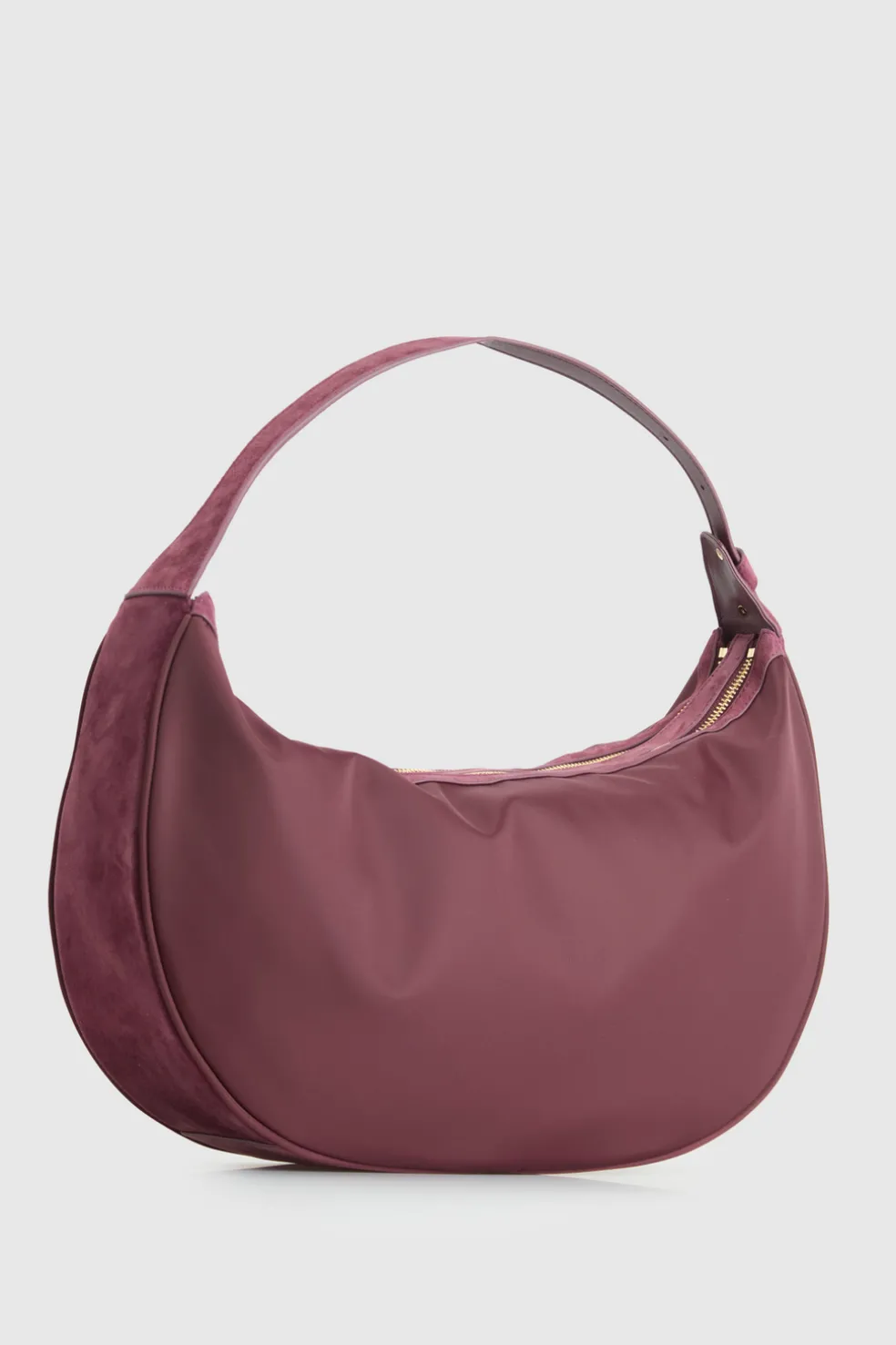 Noemie Leather Trim Shoulder Bag