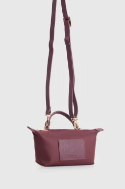 Noosa Leather Trim Crossbody Bag