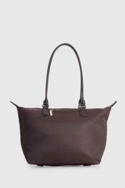 Noosa Leather Trim Tote Bag