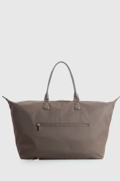 Noosa Leather Trim Travel Tote Bag