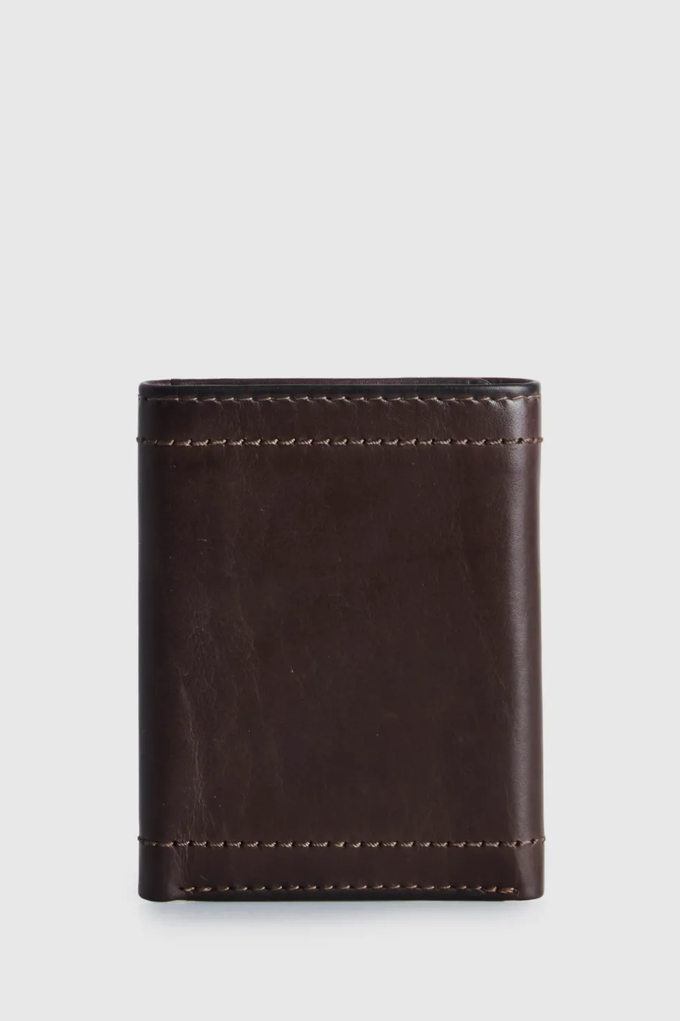RFID Caleb Leather Trifold Wallet