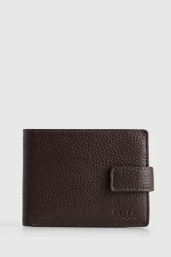 RFID Ellis Leather Tab Wallet