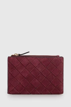 RFID Ines Suede Weave Med Wallet