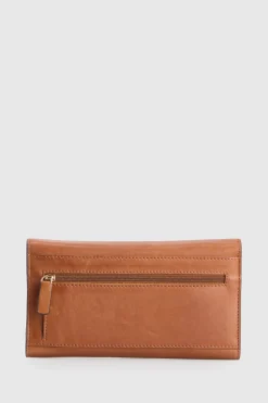 RFID Iris Leather Large Wallet