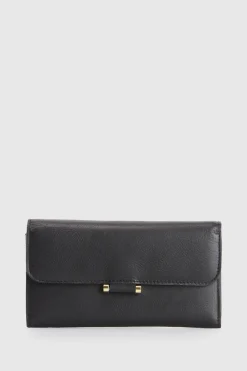 RFID Iris Leather Large Wallet
