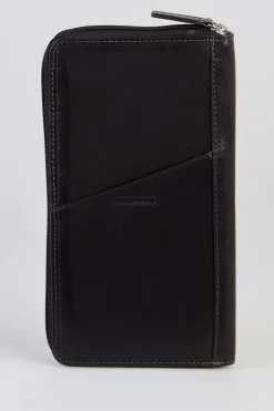 RFID Leather Passport Wallet