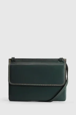 RFID Maya Leather Small Crossbody