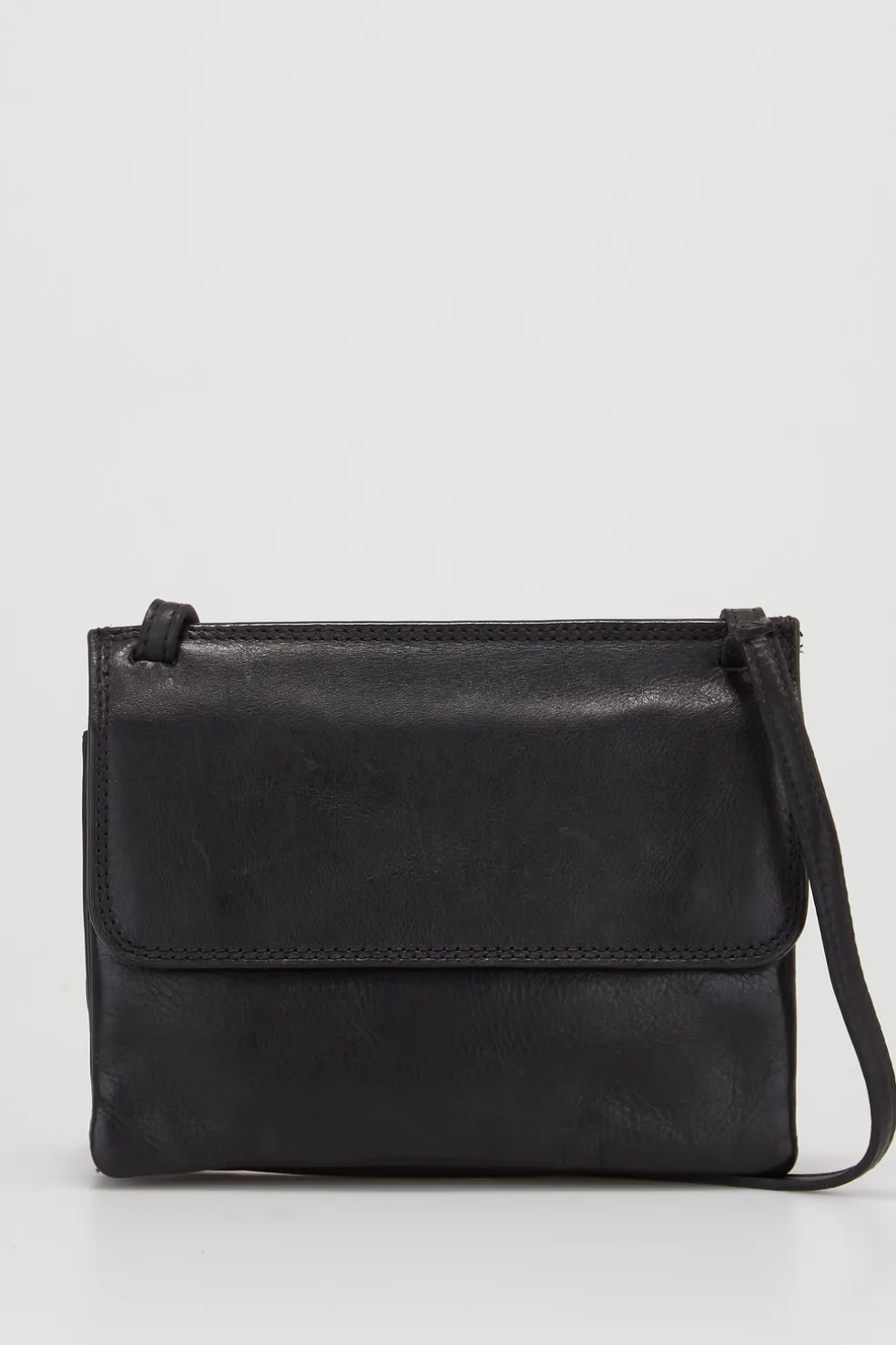 RFID Maya Leather Small Crossbody