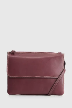 RFID Maya Leather Small Crossbody