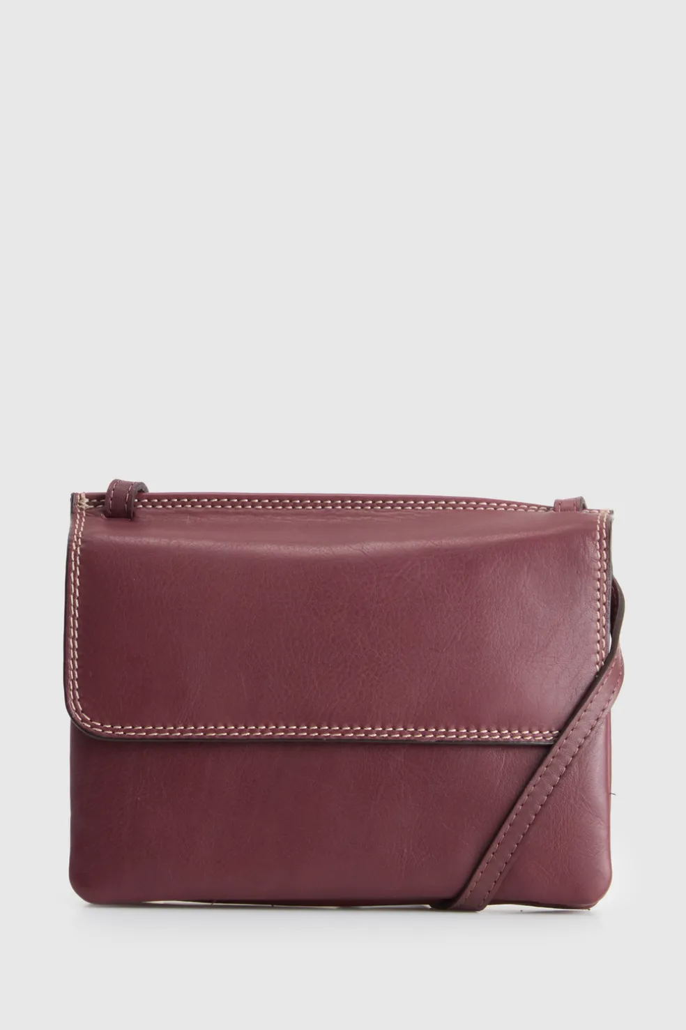 RFID Maya Leather Small Crossbody