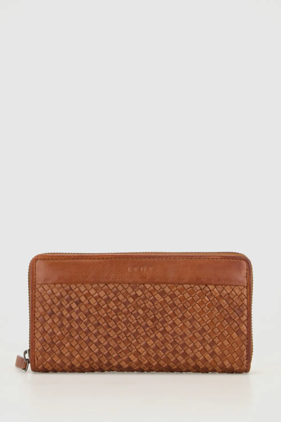 RFID Palma Leather Zip Wallet