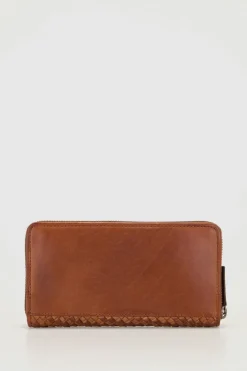 RFID Palma Leather Zip Wallet