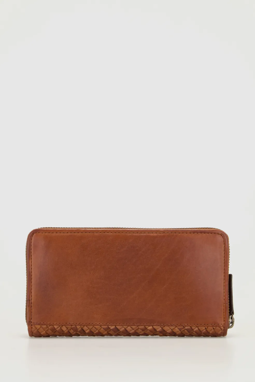 RFID Palma Leather Zip Wallet