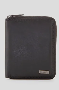 RFID Roy Leather Zip Wallet
