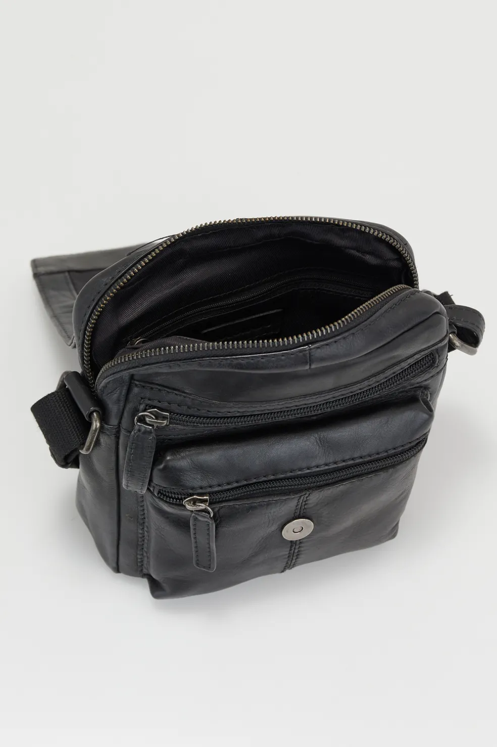 Rigio Leather Small Satchel