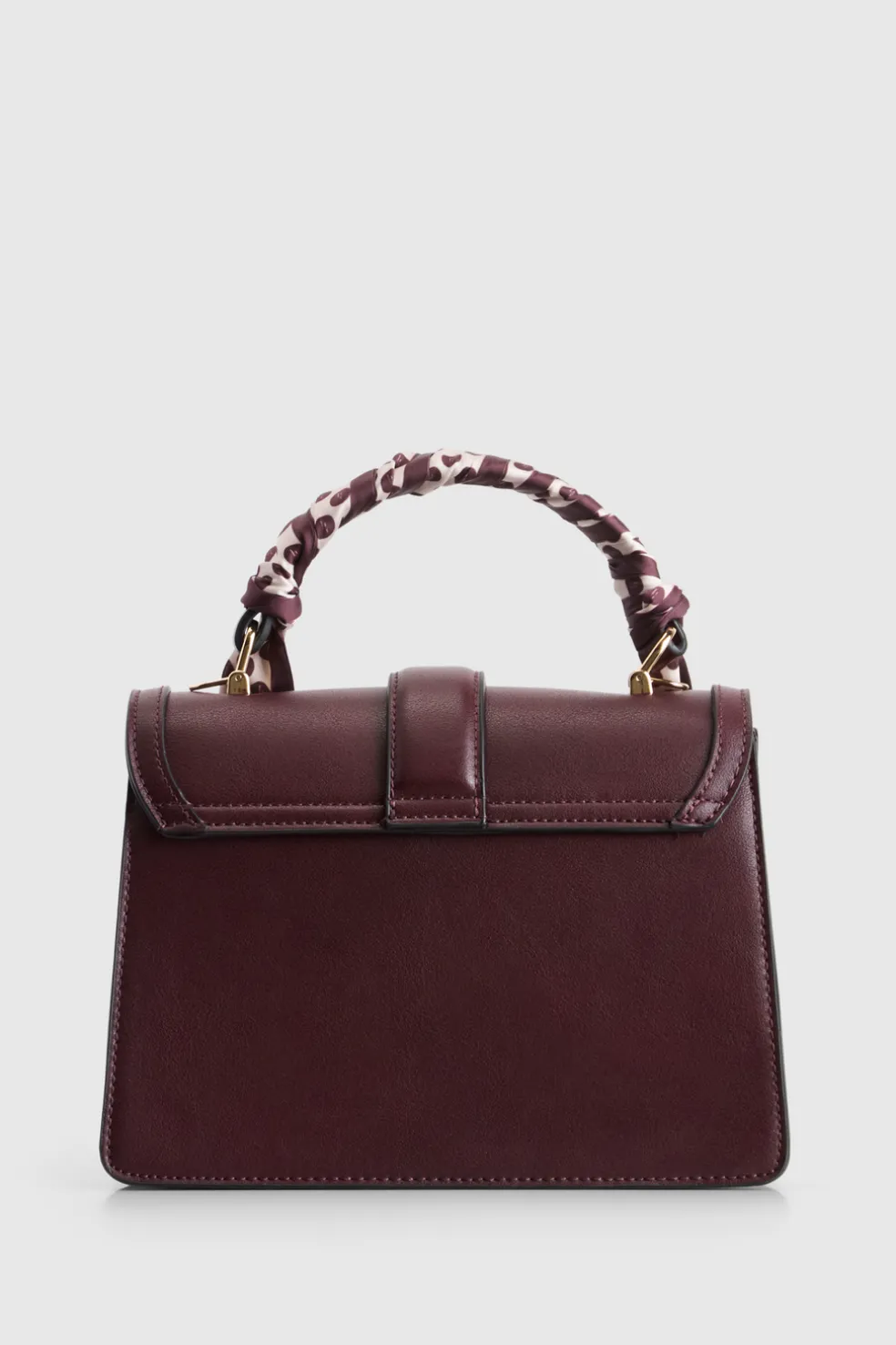 Scarf Top Handle Bag