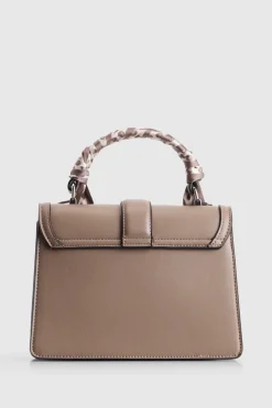 Scarf Top Handle Bag