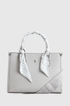 Small Tote Bag With Scarf