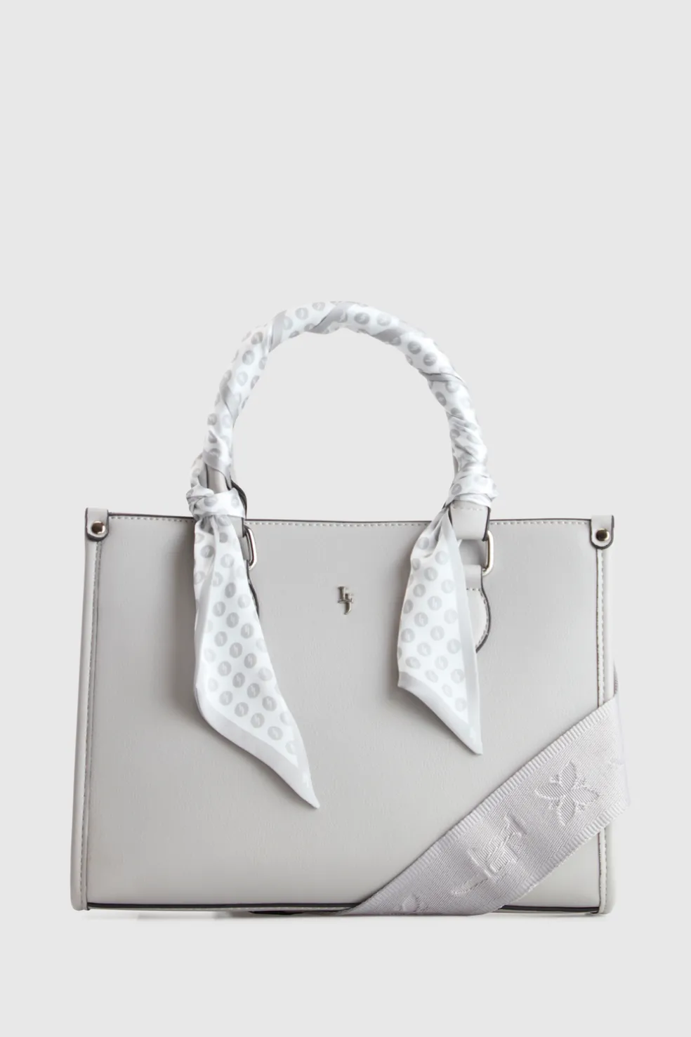 Small Tote Bag With Scarf