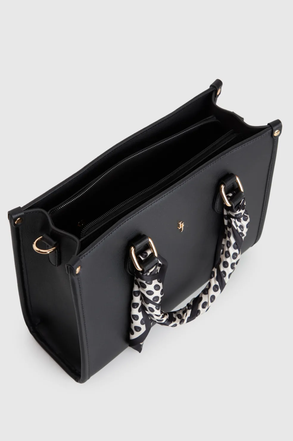 Small Tote Bag With Scarf