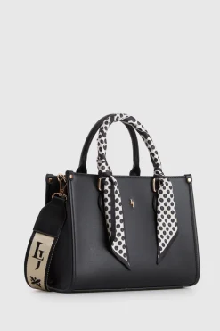 Small Tote Bag With Scarf