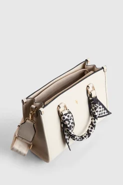 Small Tote Bag With Scarf