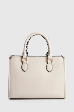 Small Tote Bag With Scarf