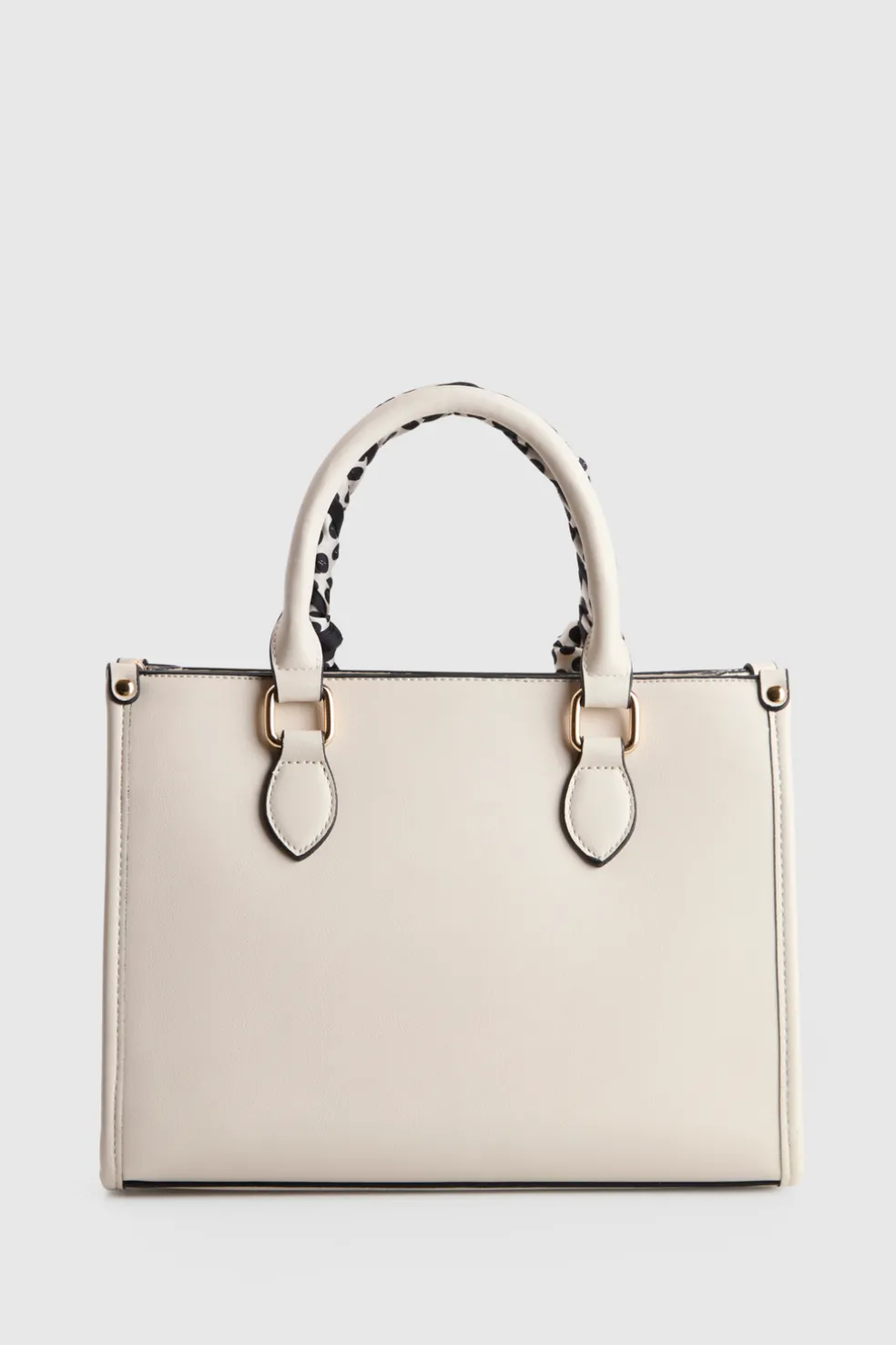 Small Tote Bag With Scarf
