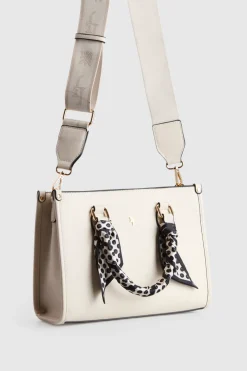 Small Tote Bag With Scarf