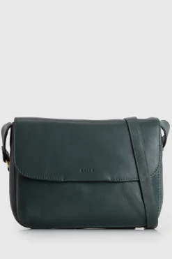 Sofia Leather Flap Crossbody Bag