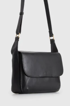 Sofia Leather Flap Crossbody Bag