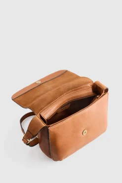 Sofia Leather Flap Crossbody Bag