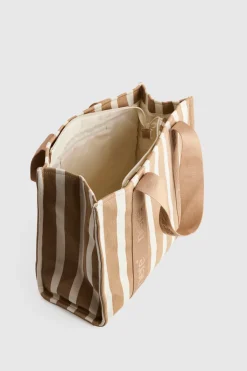 Stori Knit Stripe Tote Bag