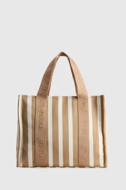 Stori Knit Stripe Tote Bag
