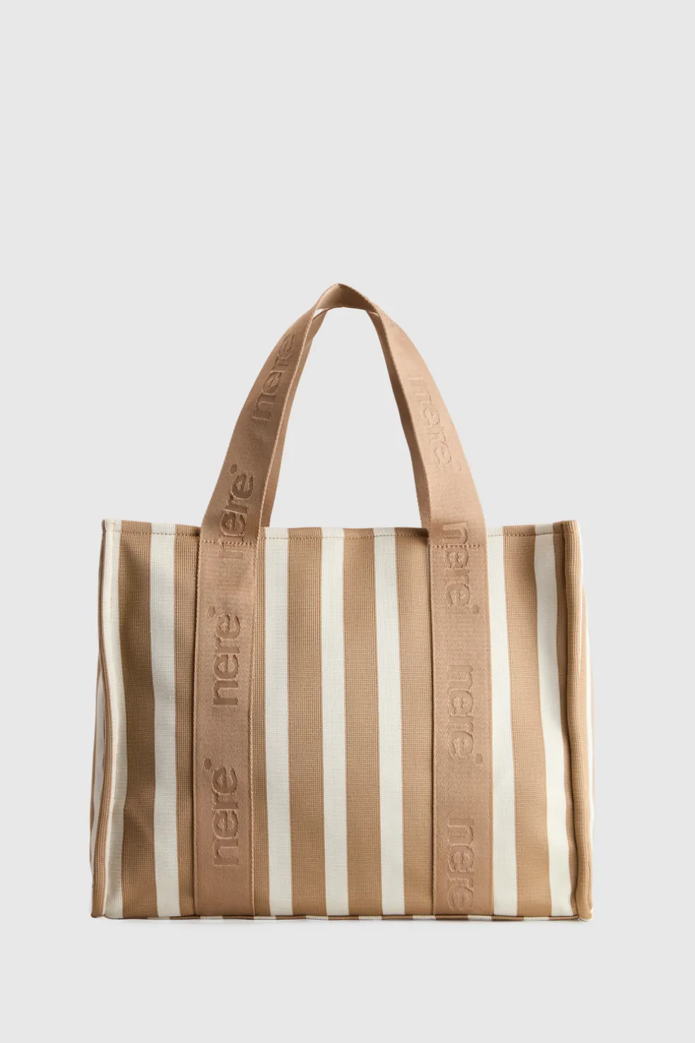 Stori Knit Stripe Tote Bag