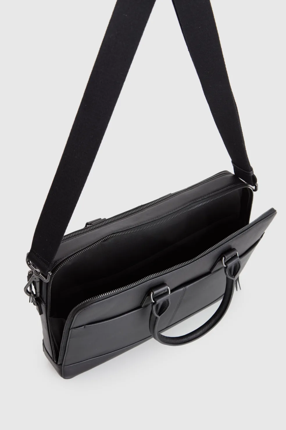 Theo Leather Twin Handle Brief