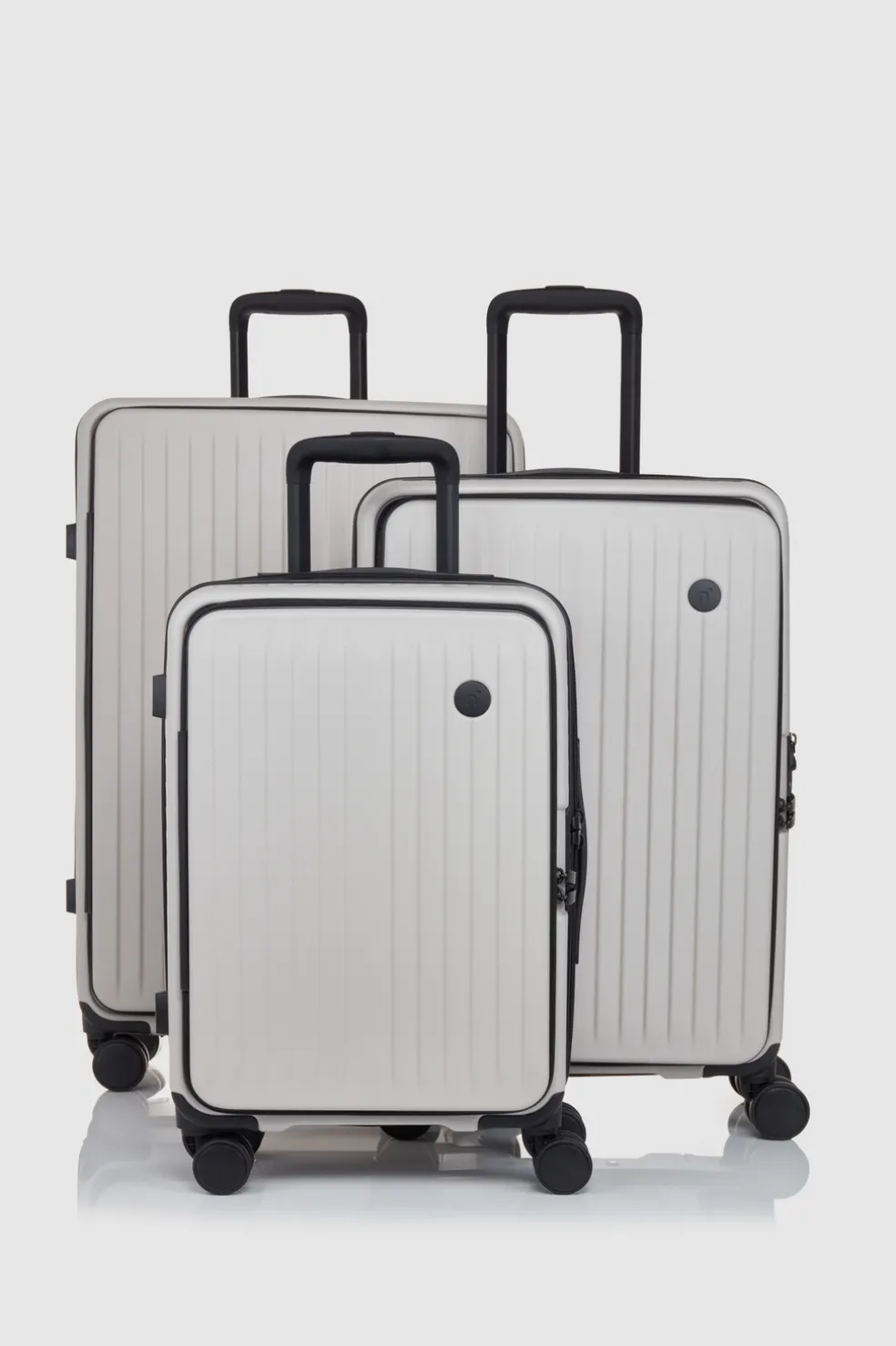 Venture Dual Open 3pc Suitcase Set