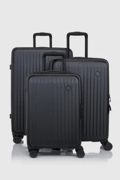 Venture Dual Open 3pc Suitcase Set