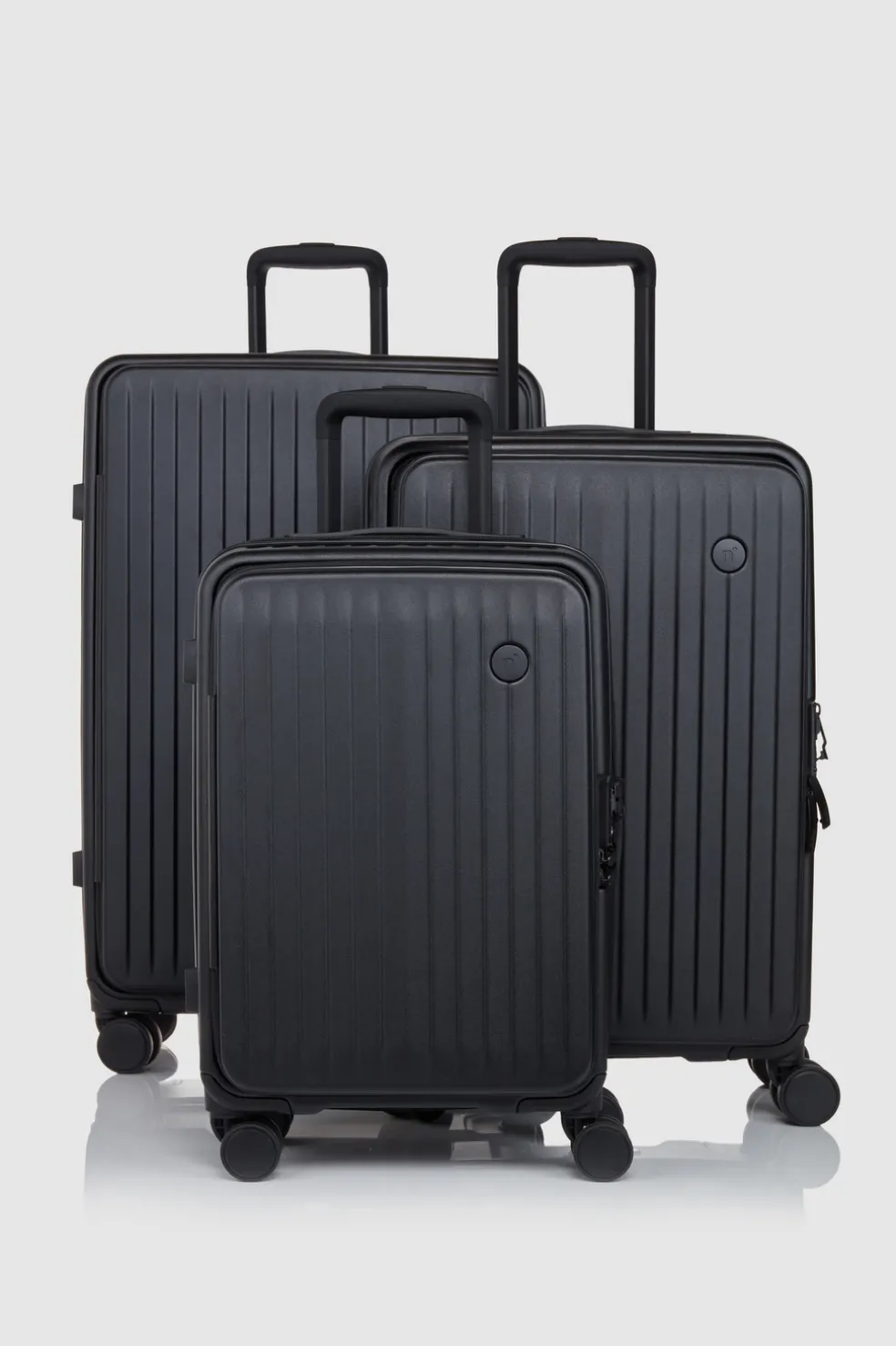 Venture Dual Open 3pc Suitcase Set