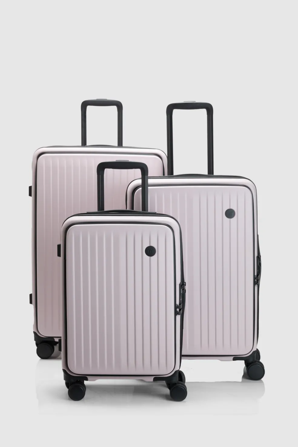 Venture Dual Open 3pc Suitcase Set