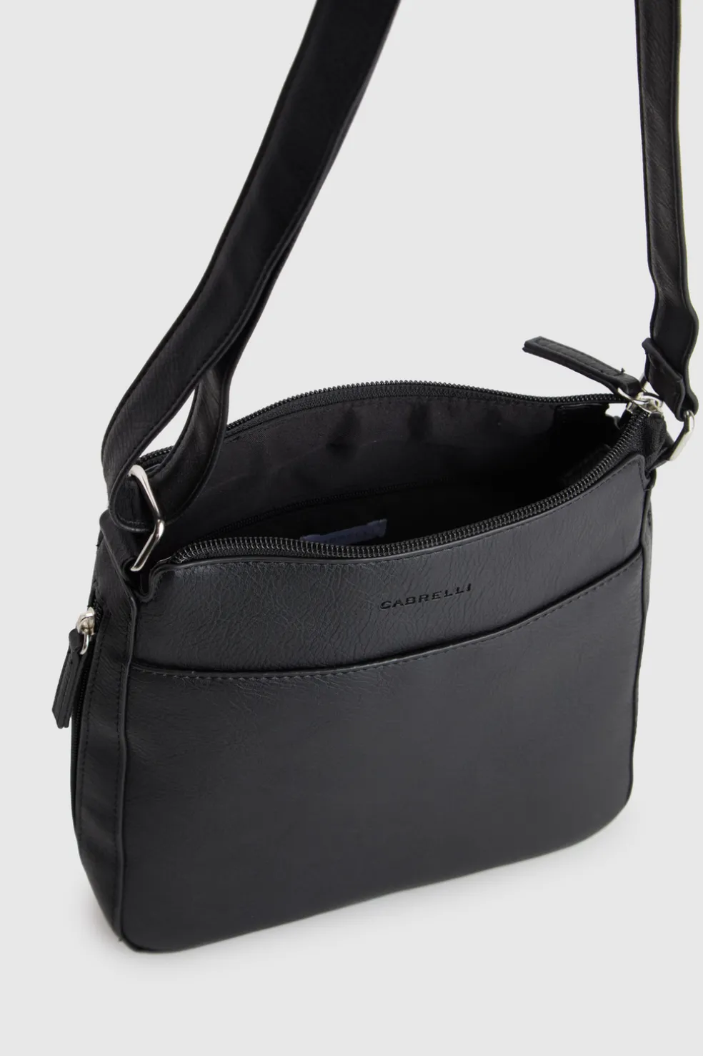 Zip Expandable Crossbody Bag